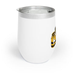 Bee Cool  Wine Tumbler - Funny Quote Travel Mug, Gifts for Wine Lover, Queen Bee Fizzin, Spring Celebrations