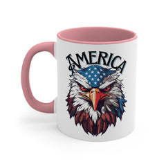 American Eagle - Colorful Accent Mugs, 11oz