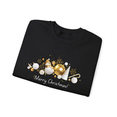 Festive Holiday Sweatshirt, Cozy Winter Apparel, Perfect Gift for Christmas, Tree Ornaments