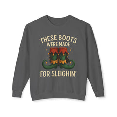 Festive Crewneck Comfort Colors Sweatshirt: Holiday Cheer, Christmas Gift, Cozy Wear, Funny Xmas Apparel,