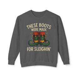 Festive Crewneck Comfort Colors Sweatshirt: Holiday Cheer, Christmas Gift, Cozy Wear, Funny Xmas Apparel,