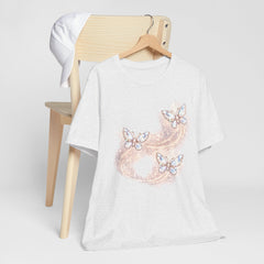 Butterfly Sparkle Tee — Pastel Crystal Butterflies Graphic T-Shirt