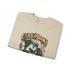 Cursed Books & Cozy Nooks Sweatshirt — Gothic Reading - Halloween BP