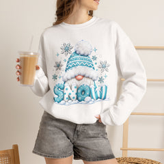 Winter Chill Sweatshirt - Cozy Unisex Crewneck with Snowy Design, Perfect for Holidays, Gifts, Snow Lovers, Warmth, Casual Style