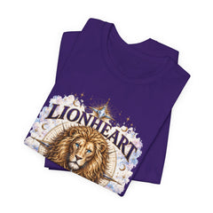 Lionheart T-Shirt — "Let Your Heart Lead" Lion Graphic Tee