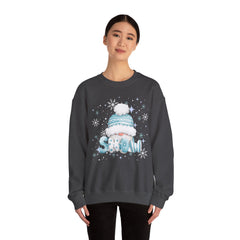 Winter Chill Sweatshirt - Cozy Unisex Crewneck with Snowy Design, Perfect for Holidays, Gifts, Snow Lovers, Warmth, Casual Style