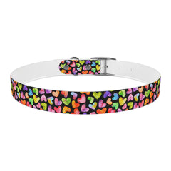 Dog Collar- Rainbow Hearts