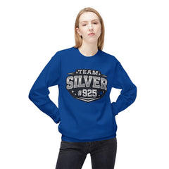 Team Silver #925 Crewneck Sweatshirt- Jewelry Lover