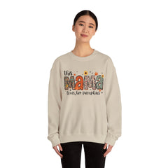 "This Mama Loves Her Pumpkins" Unisex Heavy Blend™ Crewneck Sweatshirt