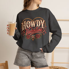 Howdy Valentine Crewneck Sweatshirt