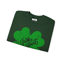 St. Patrick's Day Unisex Crewneck- Irish Heartbeat