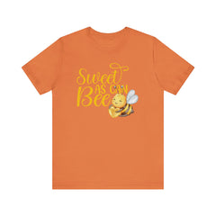 Sweet As Can Bee - Unisex Jersey Tee - Cute Bee Graphic T-Shirt