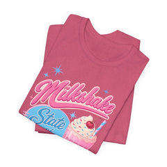 Milkshake State of Mind T-Shirt — Retro Diner Cherry Milkshake Tee