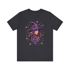 Enchanting Witch Graphic Tee - Perfect for Halloween, Gifts, Parties, Casual Wear, and Witchy Vibes
