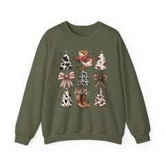 Rustic Coquette Christmas Sweatshirt