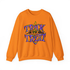 Halloween 'Trick or Treat' Crewneck Sweatshirt — Retro Candy Graphic