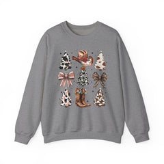 Rustic Coquette Christmas Sweatshirt