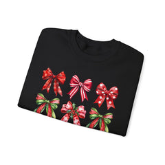 Christmas Red Bow Sweatshirt
