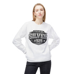 Team Silver #925 Crewneck Sweatshirt- Jewelry Lover