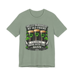 St. Patrick’s Pub Tee – “Hello Darkness My Old Friend, I’ve Come to Drink With You Again”