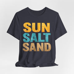 Sun Salt Sand Beach T-Shirt — Retro Coastal Summer Tee