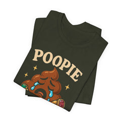 Funny Poop Doopie Emoji Tee, Quirky Graphic, Humorous Apparel, Playful Wear, Fizzing jewelry