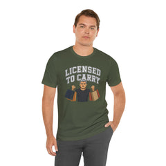 Funny Marriage License Unisex Te, License to carry