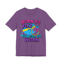 Born to Fizz Tee, Fun Graphic T-Shirt, Unisex Comedy Shirt, Surprise Jewelry Reveals, Bella Canvas