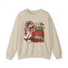 Christmas Cheer Sweatshirt — "Making My Own Christmas Cheer" Holiday Sweatshirt