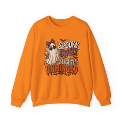 "Spooky Sweet Slightly Unhinged" Halloween Ghost Sweatshirt