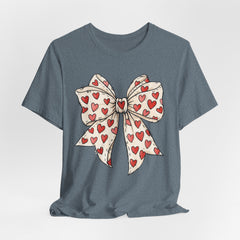 Valentine Heart Bow T-Shirt