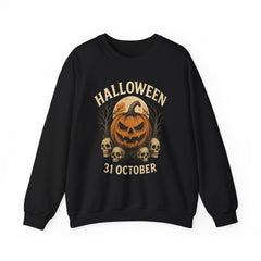 Halloween Pumpkin Sweatshirt | Cozy Fall Sweater for Halloween Lovers, Unisex Crewneck Sweatshirt, Spooky Seasonal Apparel, October [...]