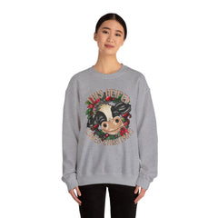 Christmas Cow Sweatshirt