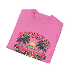 Expensive Taste Social Club T-Shirt — Retro Palm & Classic Car Tee