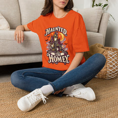 Haunted But Homey T-Shirt — Cute Vintage Haunted House Halloween Tee BP