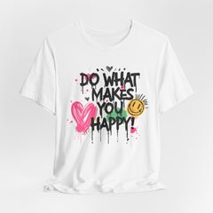 Do What Makes You Happy Tee | Unisex Jersey Short Sleeve Shirt, Positive Vibes Shirt, Gift for Friends, Uplifting Apparel, Casual [...]