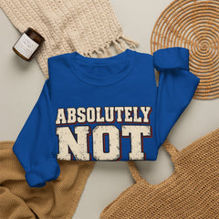 Fun Attitude Sweatshirt “Absolutely Not”