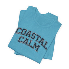 Coastal Calm Tee — Relaxed Beach Vibes Short Sleeve Shirt
