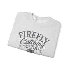 Firefly Catching Club Sweatshirt — Vintage Mason Jar Summer Nights Crewneck - Southern Heritage