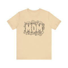Pen & Ink Floral Mom T-Shirt - Perfect Gift for Mother's Day or New Mom