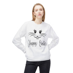 Happy Easter Unisex Fleece Crewneck Sweatshirt