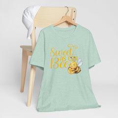 Sweet As Can Bee - Unisex Jersey Tee - Cute Bee Graphic T-Shirt