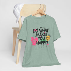 Do What Makes You Happy Tee | Unisex Jersey Short Sleeve Shirt, Positive Vibes Shirt, Gift for Friends, Uplifting Apparel, Casual [...]