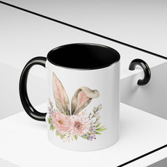 Bunny Ears Accent Coffee Mug (11, 15oz)