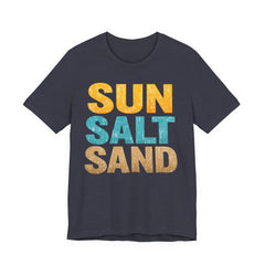 Sun Salt Sand Beach T-Shirt — Retro Coastal Summer Tee