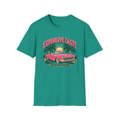 Expensive Taste Social Club T-Shirt — Retro Palm & Classic Car Tee