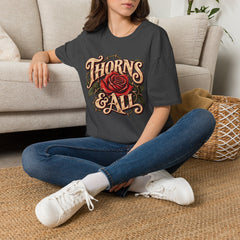 Thorns & All Rose Graphic T-Shirt - Love - Valentine