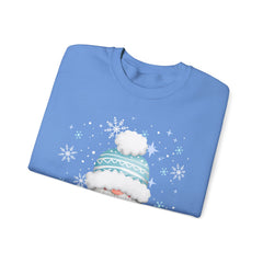 Winter Chill Sweatshirt - Cozy Unisex Crewneck with Snowy Design, Perfect for Holidays, Gifts, Snow Lovers, Warmth, Casual Style