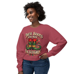 Festive Crewneck Comfort Colors Sweatshirt: Holiday Cheer, Christmas Gift, Cozy Wear, Funny Xmas Apparel,