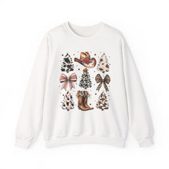 Rustic Coquette Christmas Sweatshirt